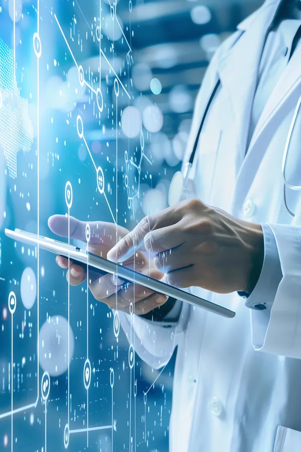 Wellness-Plans-Treatment A doctor makes notes on a tablet. Get customized wellness plans from Stephen Beyer, DC in Mokena.